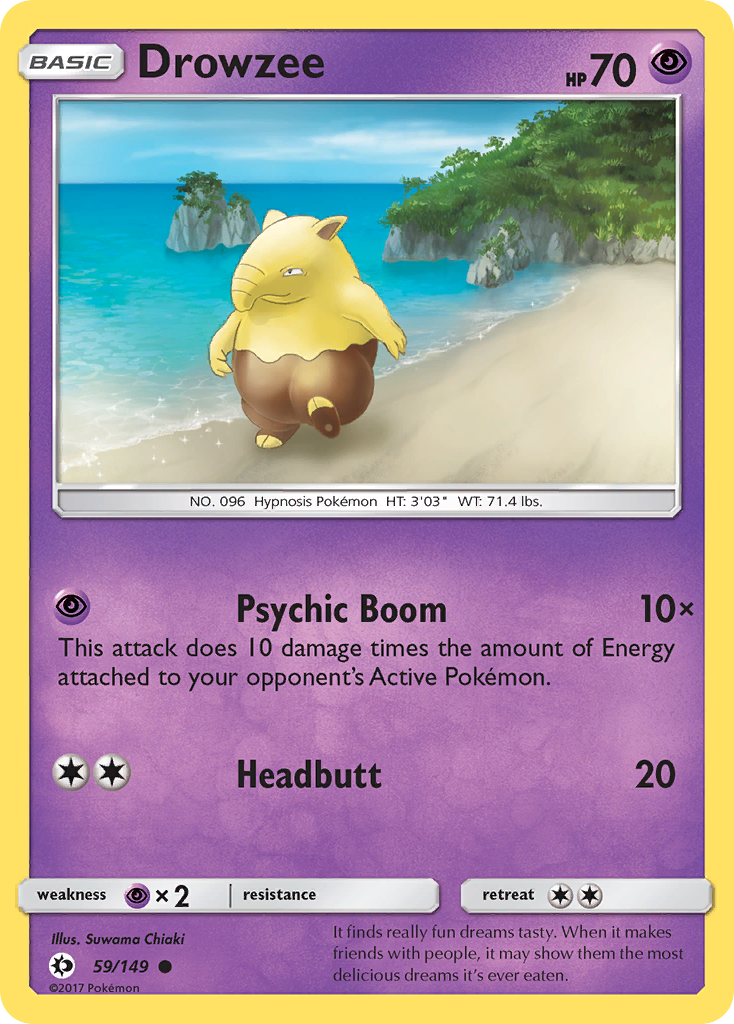 Drowzee (59/149) [Sun & Moon: Base Set] - Pokémon - Card Brawlers | Quebec | Canada |