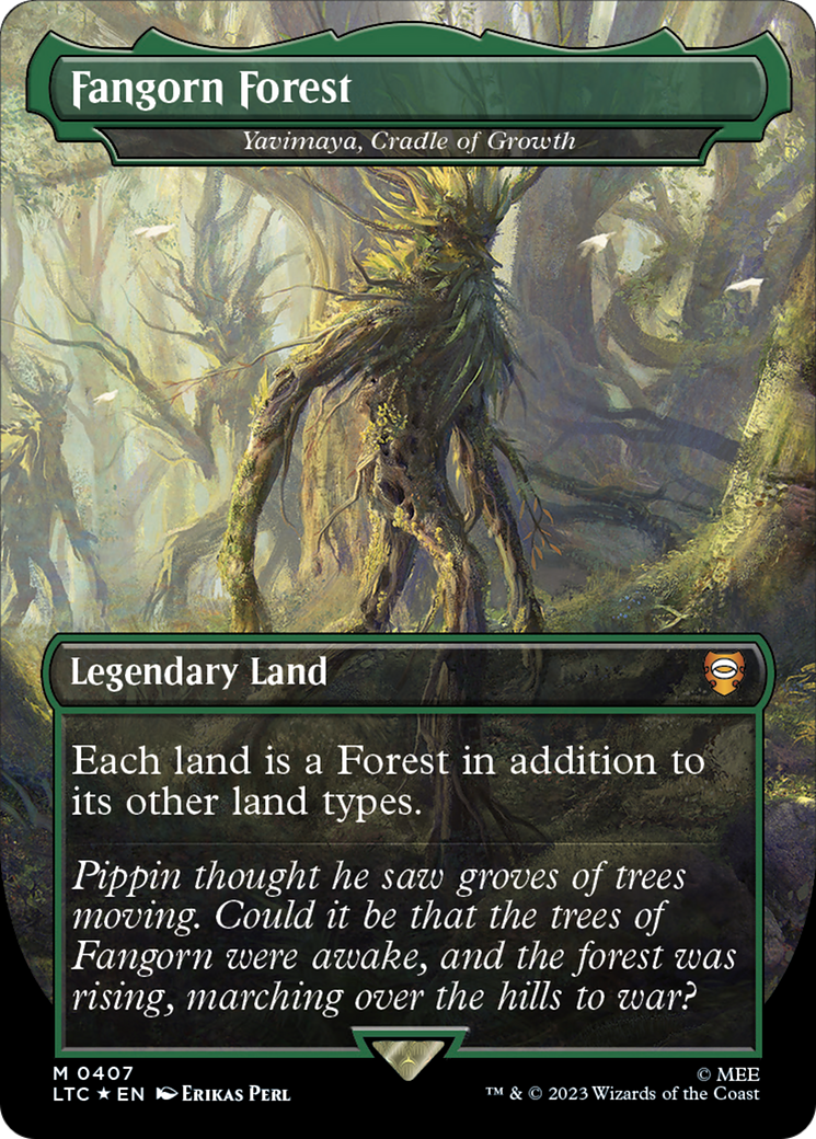 Fangorn Forest - Yavimaya, Cradle of Growth (Surge Foil Realms and Relics) [The Lord of the Rings: Tales of Middle-Earth Commander] - Magic: The Gathering - Card Brawlers | Quebec | Canada |