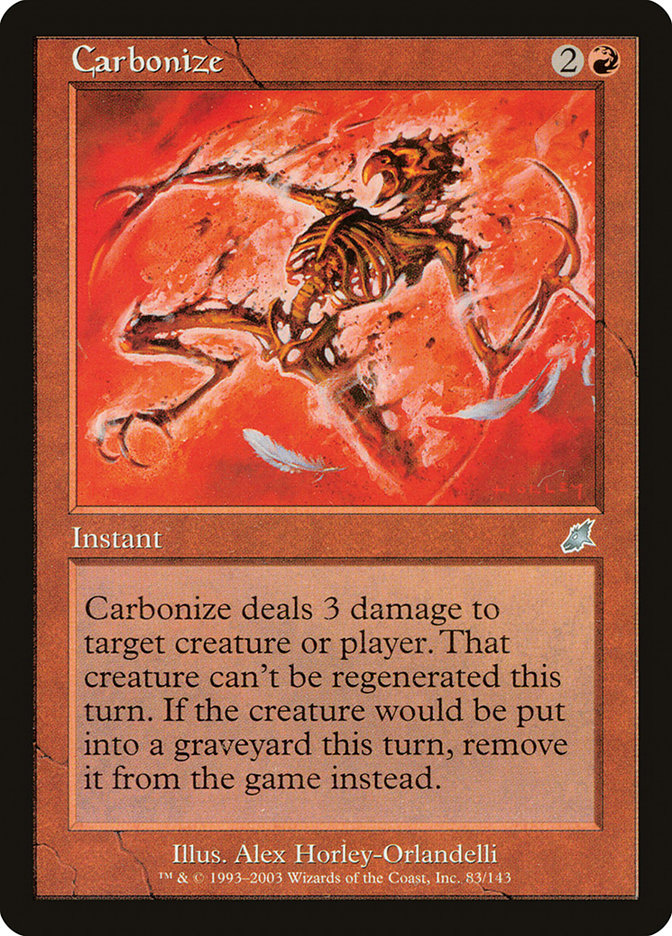Carbonize [Scourge] - Magic: The Gathering - Card Brawlers | Quebec | Canada |