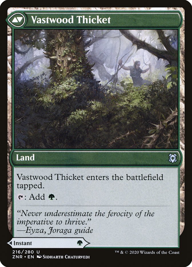 Vastwood Fortification // Vastwood Thicket [Zendikar Rising] - Magic: The Gathering - Card Brawlers | Quebec | Canada |
