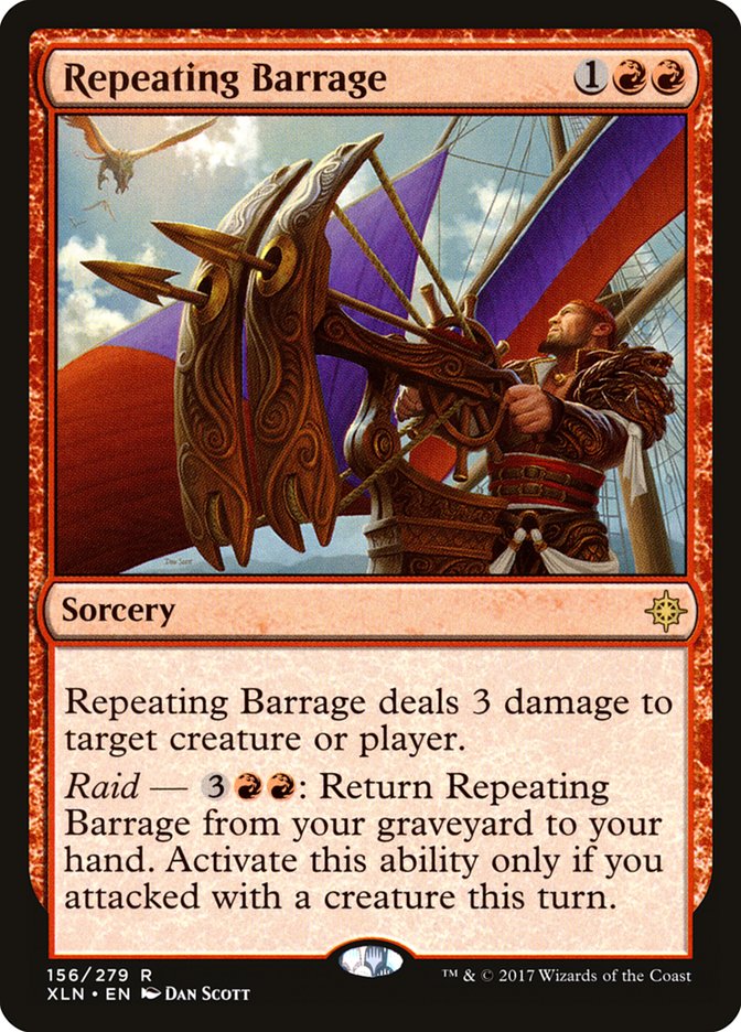 Repeating Barrage [Ixalan] - Magic: The Gathering - Card Brawlers | Quebec | Canada |