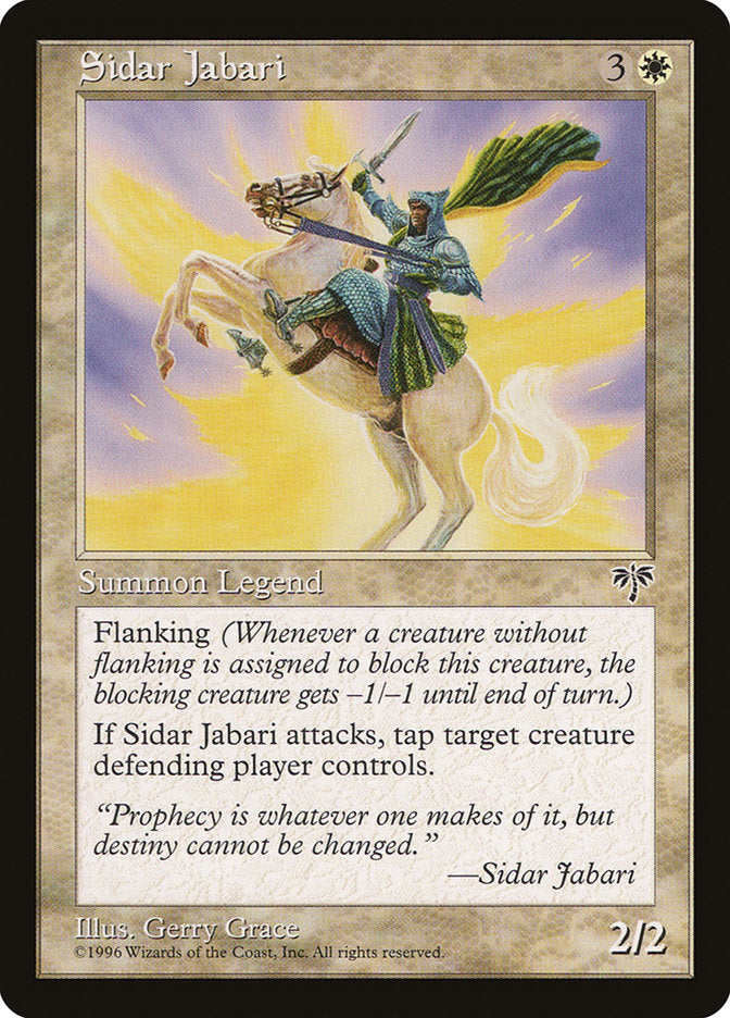 Sidar Jabari [Mirage] - Magic: The Gathering - Card Brawlers | Quebec | Canada |