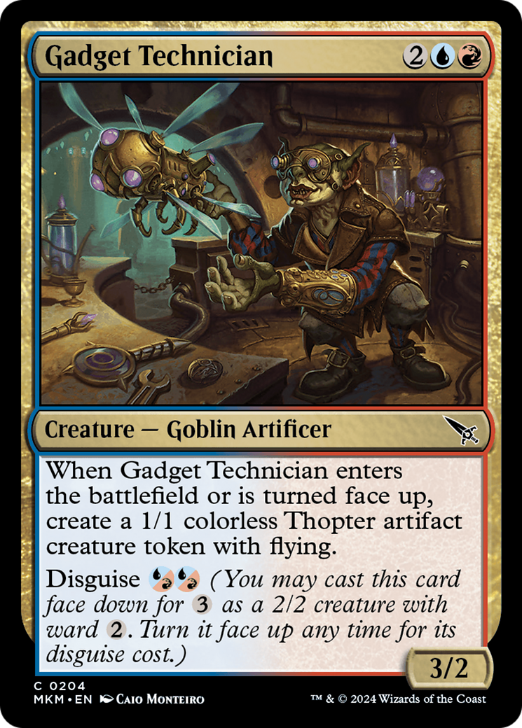 Gadget Technician [Murders at Karlov Manor] - Magic: The Gathering - Card Brawlers | Quebec | Canada |