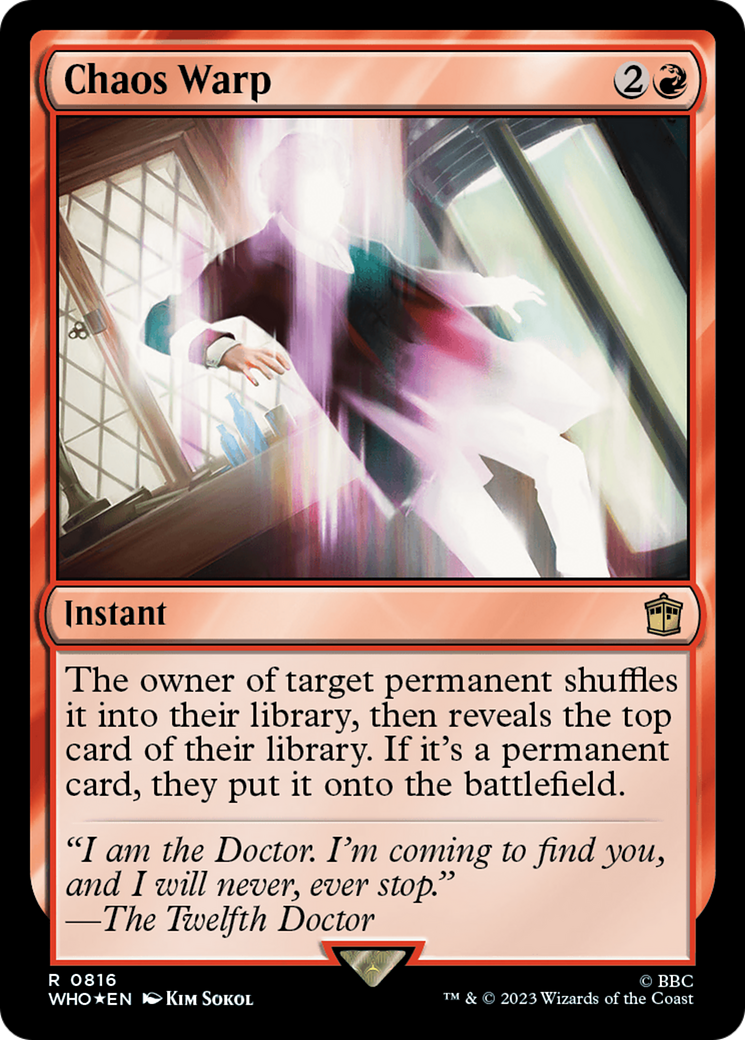 Chaos Warp (Surge Foil) [Doctor Who] - Magic: The Gathering - Card Brawlers | Quebec | Canada |