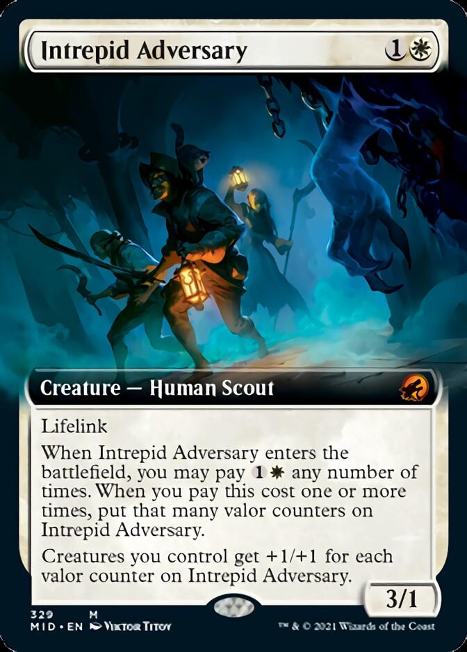 Intrepid Adversary (Extended Art) [Innistrad: Midnight Hunt] - Magic: The Gathering - Card Brawlers | Quebec | Canada |