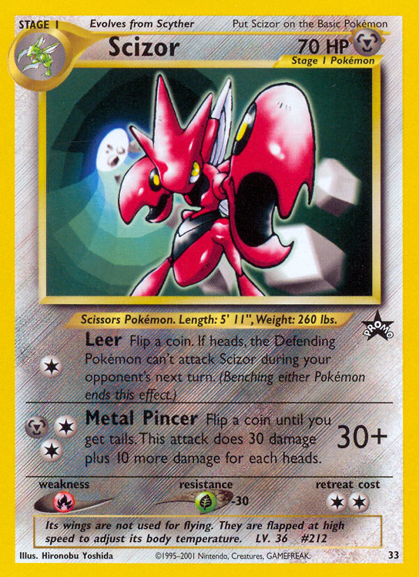 Scizor (33) [Wizards of the Coast: Black Star Promos] - Pokémon - Card Brawlers | Quebec | Canada |