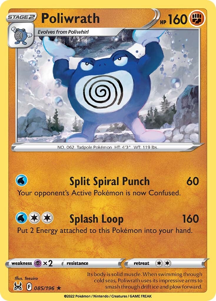 Poliwrath (085/196) [Sword & Shield: Lost Origin] - Pokémon - Card Brawlers | Quebec | Canada |