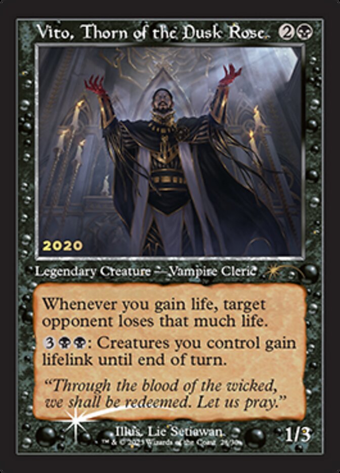 Vito, Thorn of the Dusk Rose [30th Anniversary Promos] - Magic: The Gathering - Card Brawlers | Quebec | Canada |