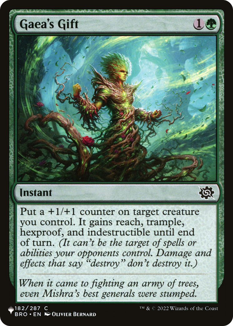 Gaea's Gift [The List] - Magic: The Gathering - Card Brawlers | Quebec | Canada |