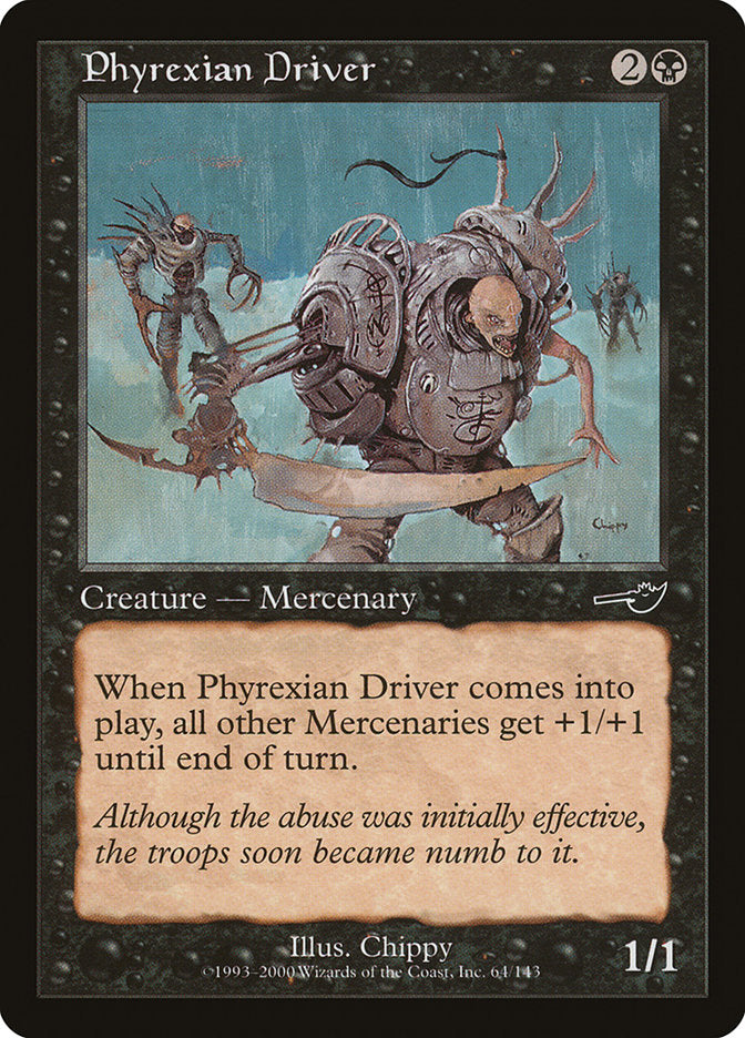 Phyrexian Driver [Nemesis] - Magic: The Gathering - Card Brawlers | Quebec | Canada |
