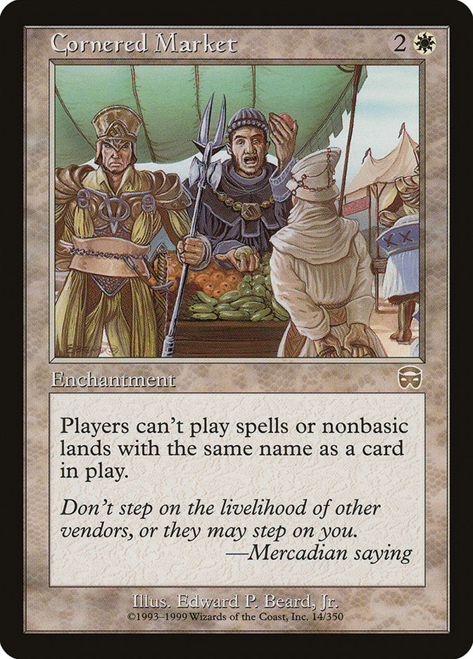 Cornered Market [Mercadian Masques] - Magic: The Gathering - Card Brawlers | Quebec | Canada |