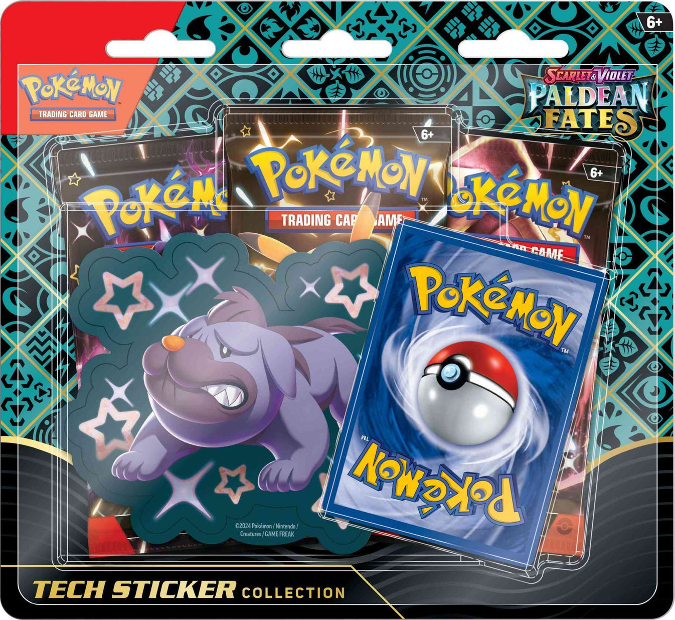 Pokemon TCG: Scarlet & Violet - Paldean Fates - Tech Sticker Collection (Greavard) - The Pokemon Company - Card Brawlers | Quebec | Canada |