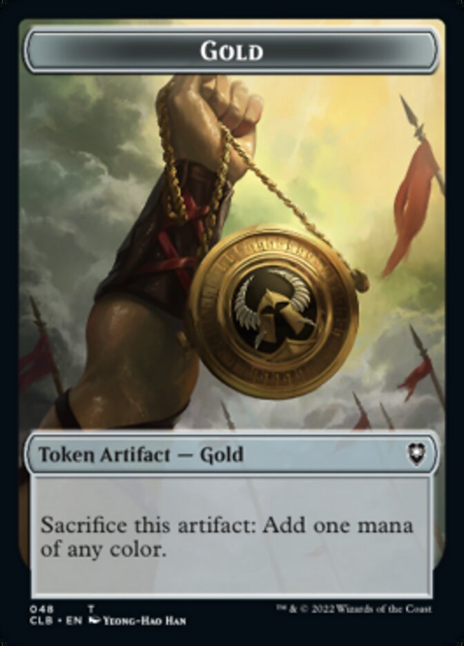 Gold // Dragon Double-Sided Token [Commander Legends: Battle for Baldur's Gate Tokens] - Magic: The Gathering - Card Brawlers | Quebec | Canada |