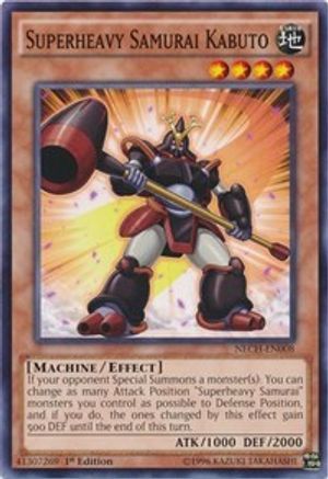 Superheavy Samurai Kabuto [NECH-EN008] Common - Yu-Gi-Oh! - Card Brawlers | Quebec | Canada |