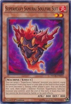 Superheavy Samurai Soulfire Suit [NECH-EN010] Common - Yu-Gi-Oh! - Card Brawlers | Quebec | Canada |
