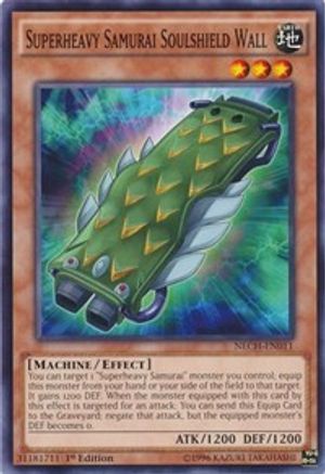Superheavy Samurai Soulshield Wall [NECH-EN011] Common - Yu-Gi-Oh! - Card Brawlers | Quebec | Canada |