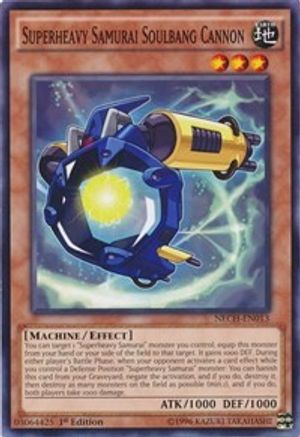 Superheavy Samurai Soulbang Cannon [NECH-EN013] Common - Yu-Gi-Oh! - Card Brawlers | Quebec | Canada |