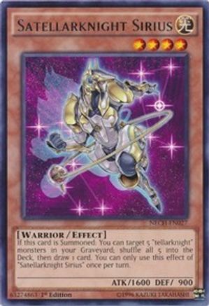 Satellarknight Sirius [NECH-EN027] Rare - Yu-Gi-Oh! - Card Brawlers | Quebec | Canada |
