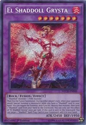 El Shaddoll Grysta [NECH-EN048] Secret Rare - Yu-Gi-Oh! - Card Brawlers | Quebec | Canada |