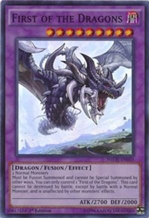 First of the Dragons [NECH-EN050] Super Rare - Yu-Gi-Oh! - Card Brawlers | Quebec | Canada |