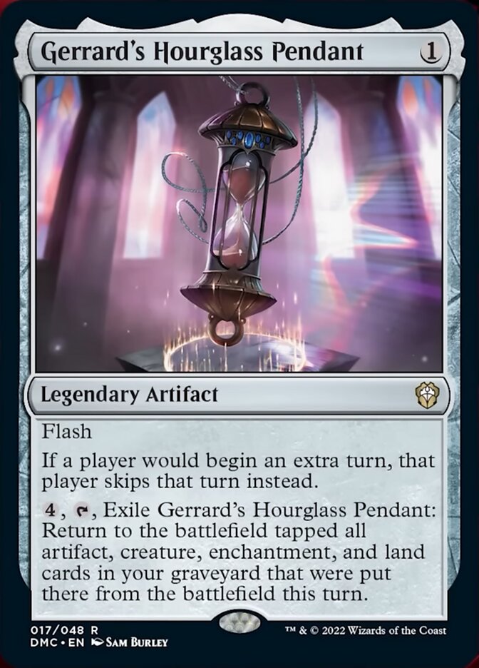 Gerrard's Hourglass Pendant [Dominaria United Commander] - Magic: The Gathering - Card Brawlers | Quebec | Canada |