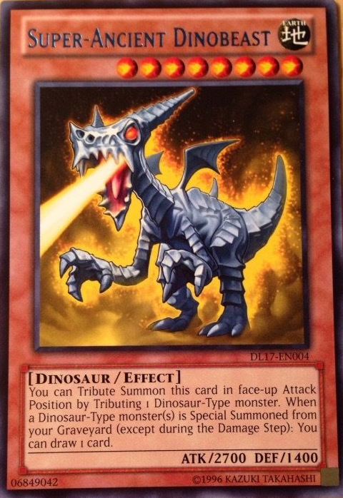Super-Ancient Dinobeast (Blue) [DL17-EN004] Rare - Yu-Gi-Oh! - Card Brawlers | Quebec | Canada |
