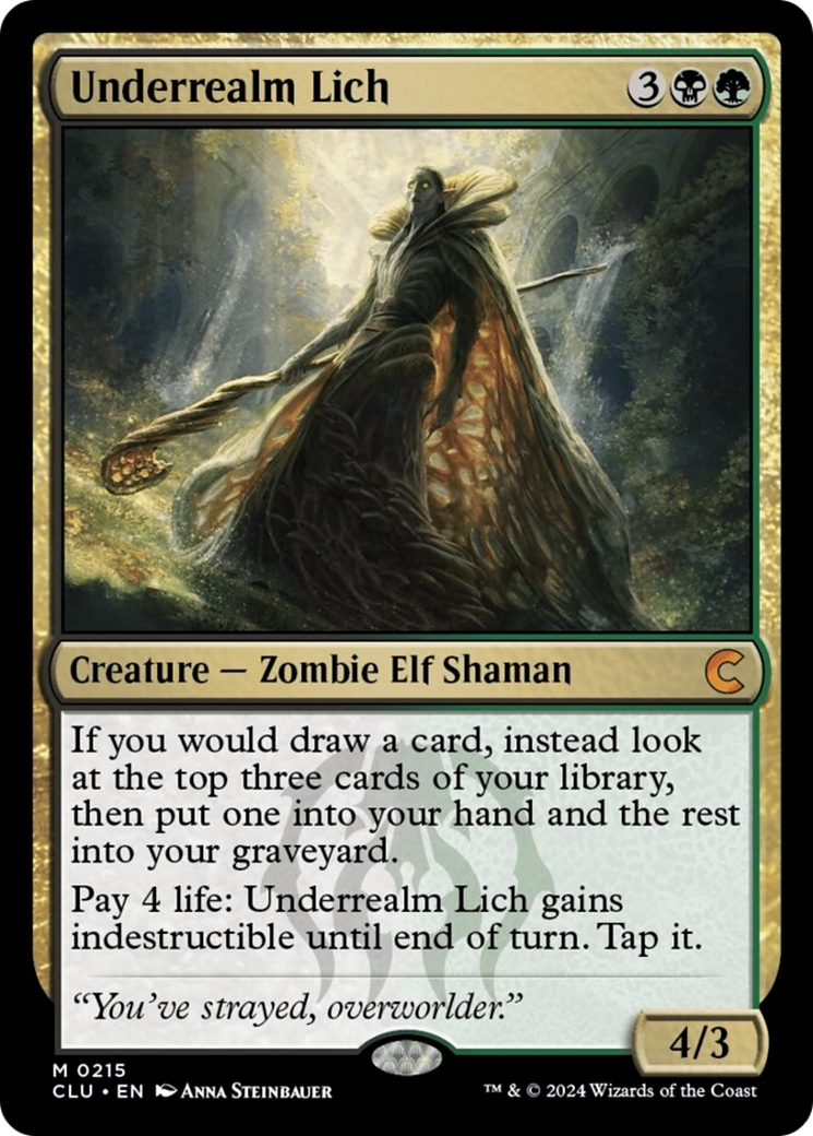 Underrealm Lich [Ravnica: Clue Edition] - Magic: The Gathering - Card Brawlers | Quebec | Canada |