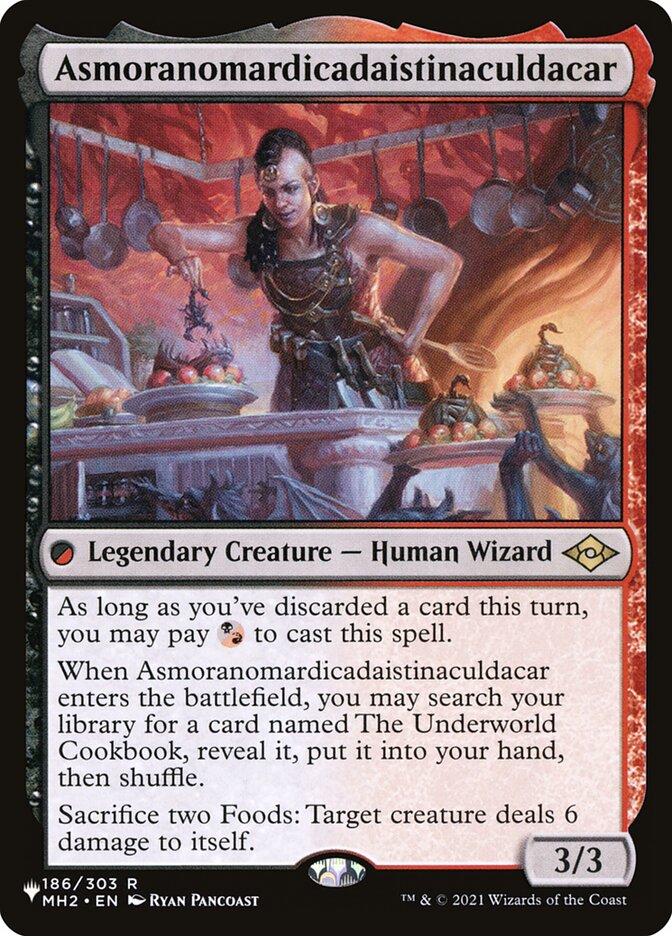 Asmoranomardicadaistinaculdacar [The List] - Magic: The Gathering - Card Brawlers | Quebec | Canada |