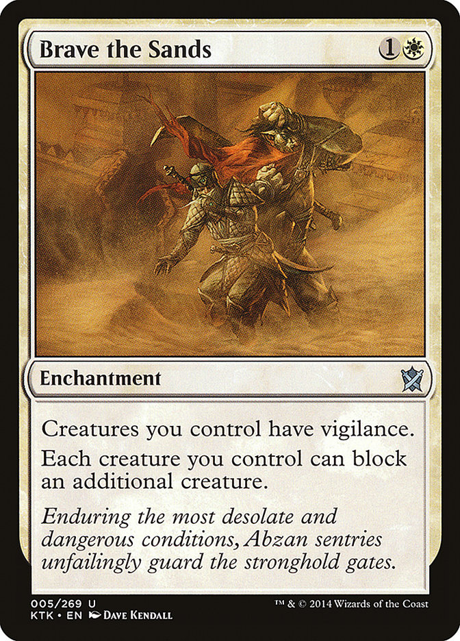 Brave the Sands [Khans of Tarkir] - Magic: The Gathering - Card Brawlers | Quebec | Canada |