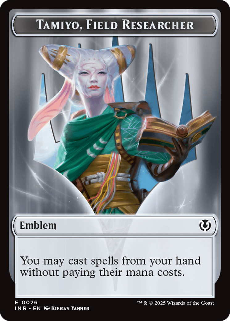 Human Soldier (0020) // Emblem - Tamiyo, Field Researcher Double-Sided Token [Innistrad Remastered Tokens] - Magic: The Gathering - Card Brawlers | Quebec | Canada |