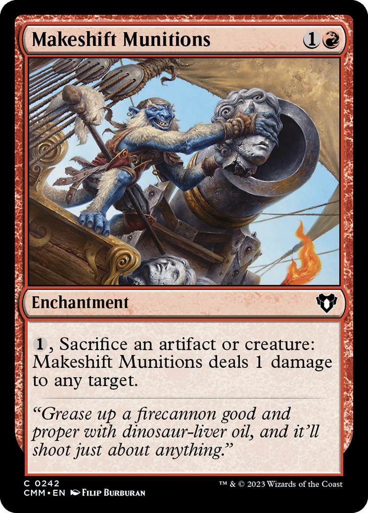 Makeshift Munitions [Commander Masters] - Magic: The Gathering - Card Brawlers | Quebec | Canada |