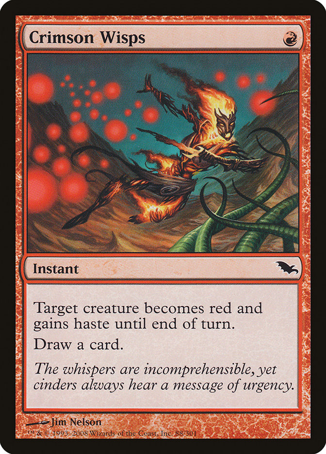 Crimson Wisps [Shadowmoor] - Magic: The Gathering - Card Brawlers | Quebec | Canada |