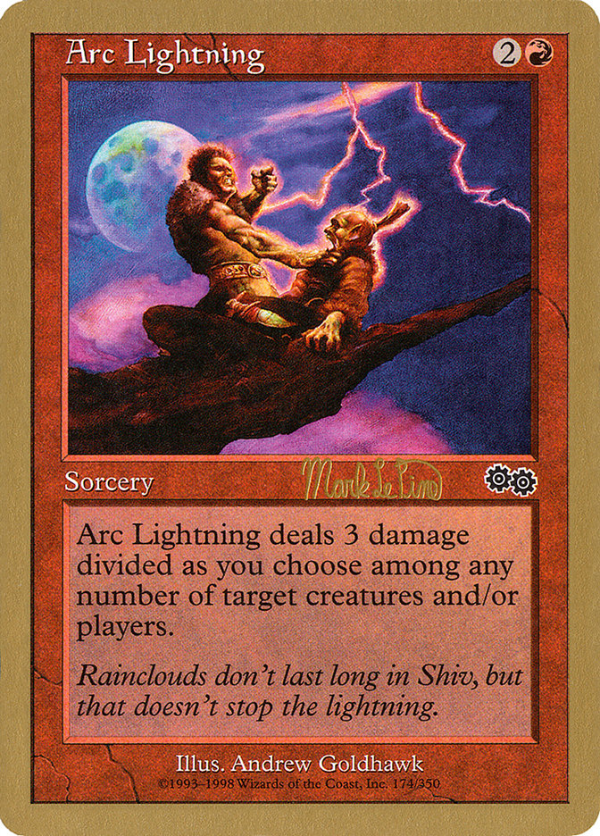 Arc Lightning (Mark Le Pine) [World Championship Decks 1999] - Magic: The Gathering - Card Brawlers | Quebec | Canada |