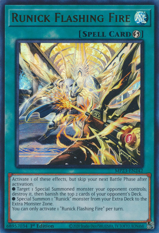 Runick Flashing Fire [MP23-EN242] Ultra Rare - Yu-Gi-Oh! - Card Brawlers | Quebec | Canada |