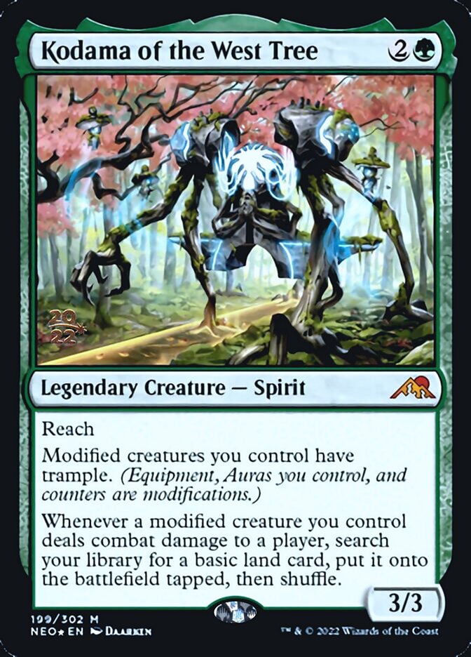 Kodama of the West Tree [Kamigawa: Neon Dynasty Prerelease Promos] - Magic: The Gathering - Card Brawlers | Quebec | Canada |