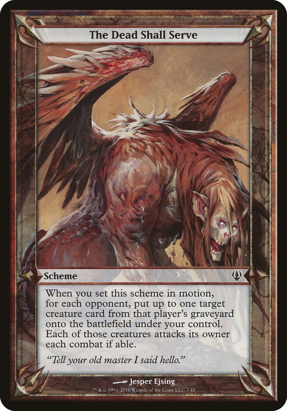 The Dead Shall Serve (Schemes) [Archenemy Schemes] - Magic: The Gathering - Card Brawlers | Quebec | Canada |