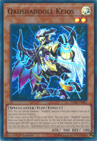 Qadshaddoll Keios [SDSH-EN001] Super Rare - Yu-Gi-Oh! - Card Brawlers | Quebec | Canada |