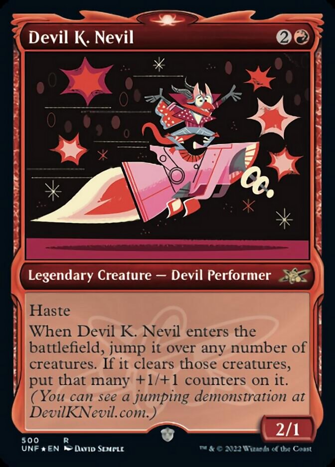 Devil K. Nevil (Showcase) (Galaxy Foil) [Unfinity] - Magic: The Gathering - Card Brawlers | Quebec | Canada |