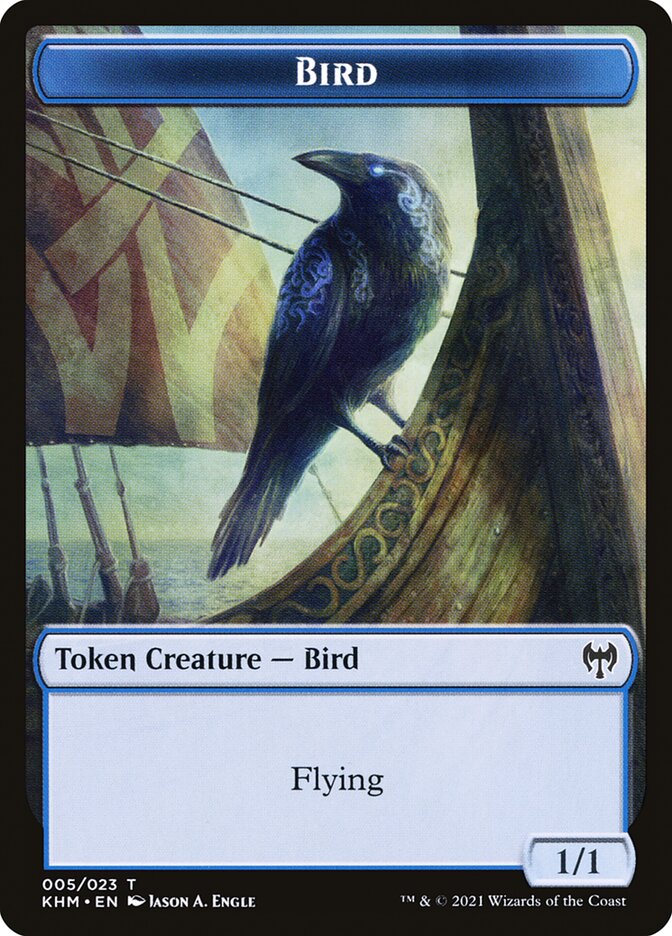 Treasure // Bird Double-Sided Token [Kaldheim Tokens] - Magic: The Gathering - Card Brawlers | Quebec | Canada |