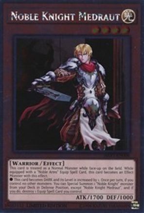 Noble Knight Medraut [NKRT-EN006] Platinum Rare - Yu-Gi-Oh! - Card Brawlers | Quebec | Canada |