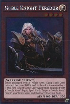 Noble Knight Peredur [NKRT-EN010] Platinum Rare - Yu-Gi-Oh! - Card Brawlers | Quebec | Canada |