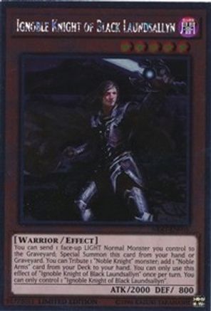 Ignoble Knight of Black Laundsallyn [NKRT-EN005] Platinum Rare - Yu-Gi-Oh! - Card Brawlers | Quebec | Canada |