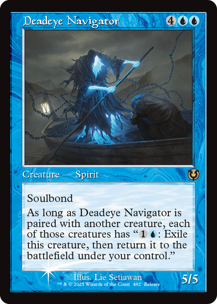 Deadeye Navigator (Retro Frame) [Innistrad Remastered Promos] - Magic: The Gathering - Card Brawlers | Quebec | Canada |