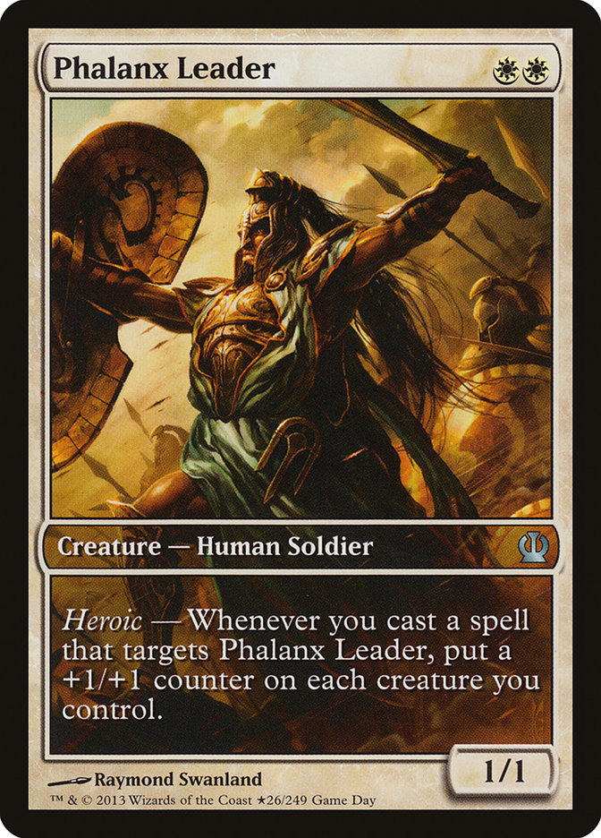 Phalanx Leader (Game Day) (Extended Art) [Theros Promos] - Magic: The Gathering - Card Brawlers | Quebec | Canada |
