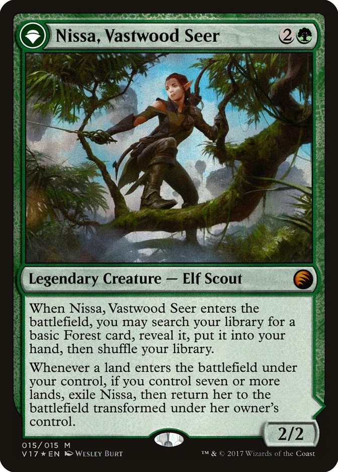 Nissa, Vastwood Seer // Nissa, Sage Animist [From the Vault: Transform] - Magic: The Gathering - Card Brawlers | Quebec | Canada |