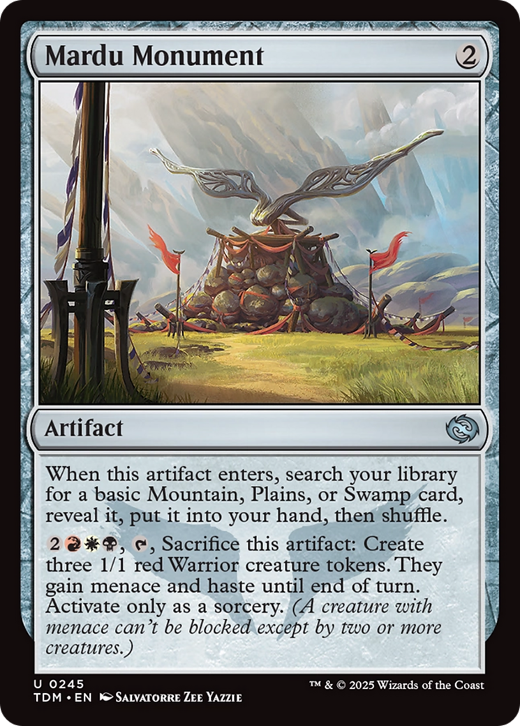 Mardu Monument [Tarkir: Dragonstorm] - Magic: The Gathering - Card Brawlers | Quebec | Canada |