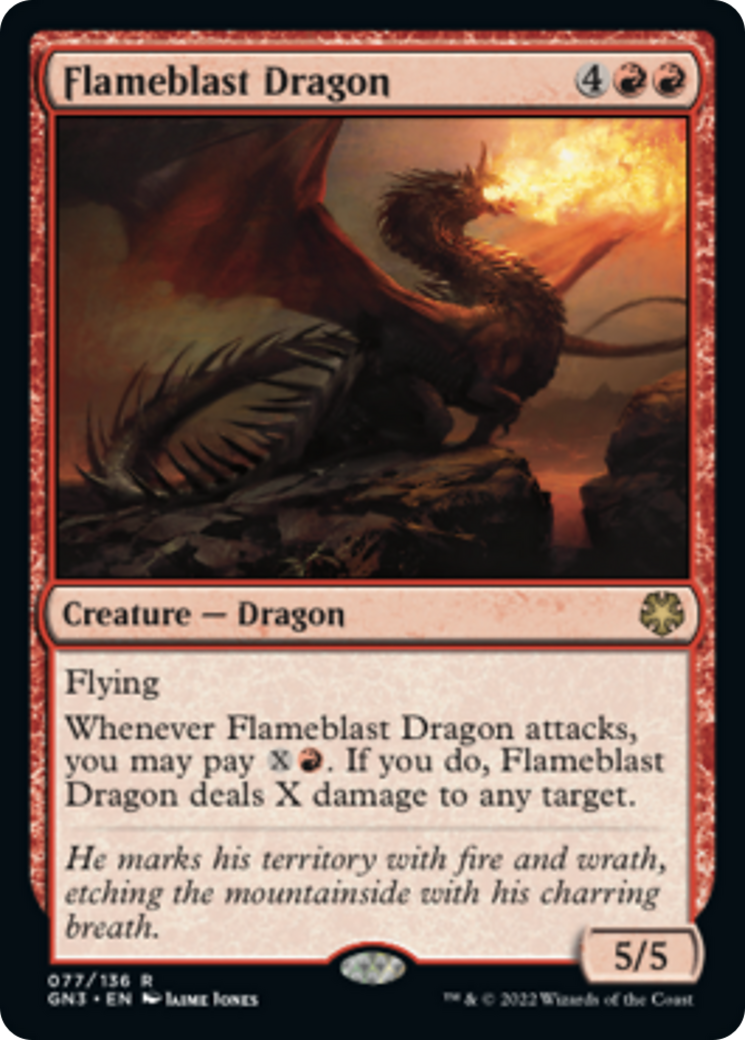 Flameblast Dragon [Game Night: Free-for-All] - Magic: The Gathering - Card Brawlers | Quebec | Canada |