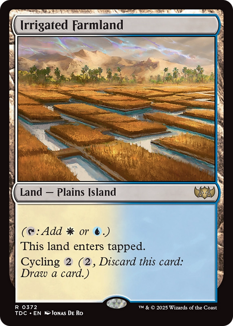Irrigated Farmland [Tarkir: Dragonstorm Commander] - Magic: The Gathering - Card Brawlers | Quebec | Canada |