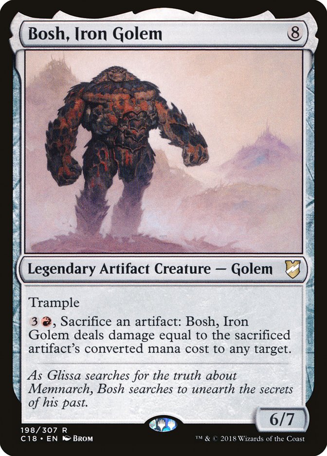 Bosh, Iron Golem [Commander 2018] - Magic: The Gathering - Card Brawlers | Quebec | Canada |