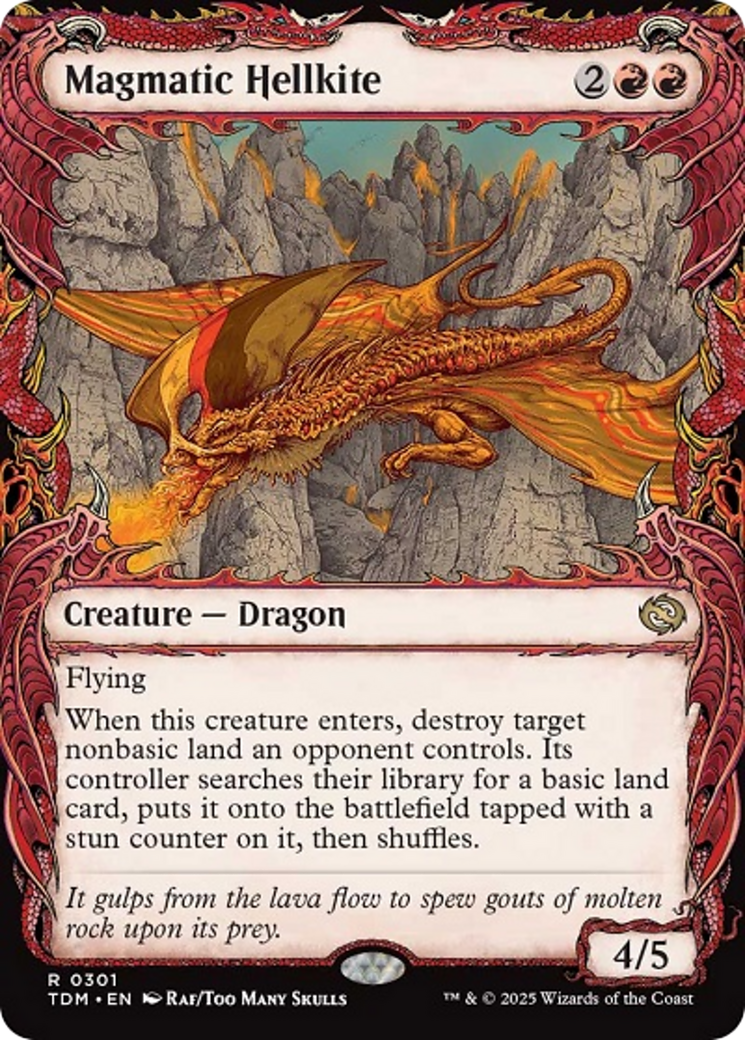 Magmatic Hellkite (Showcase) [Tarkir: Dragonstorm] - Magic: The Gathering - Card Brawlers | Quebec | Canada |